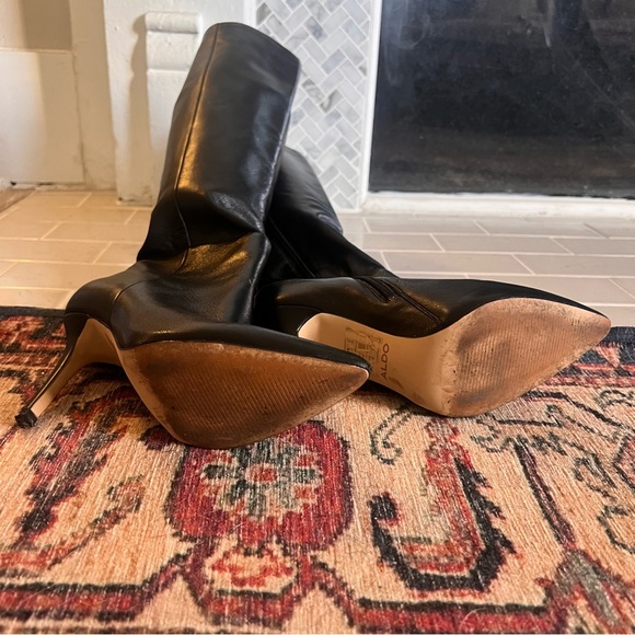 Nine West Classic Black Knee High Boot - Picture 5 of 6